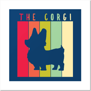 Retro Vintage The Corgi Posters and Art